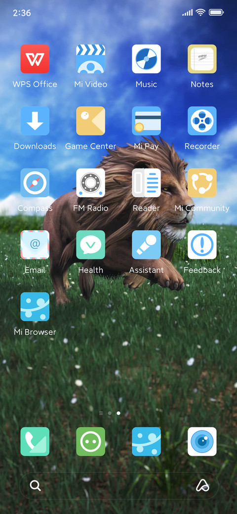 Lion screenshot