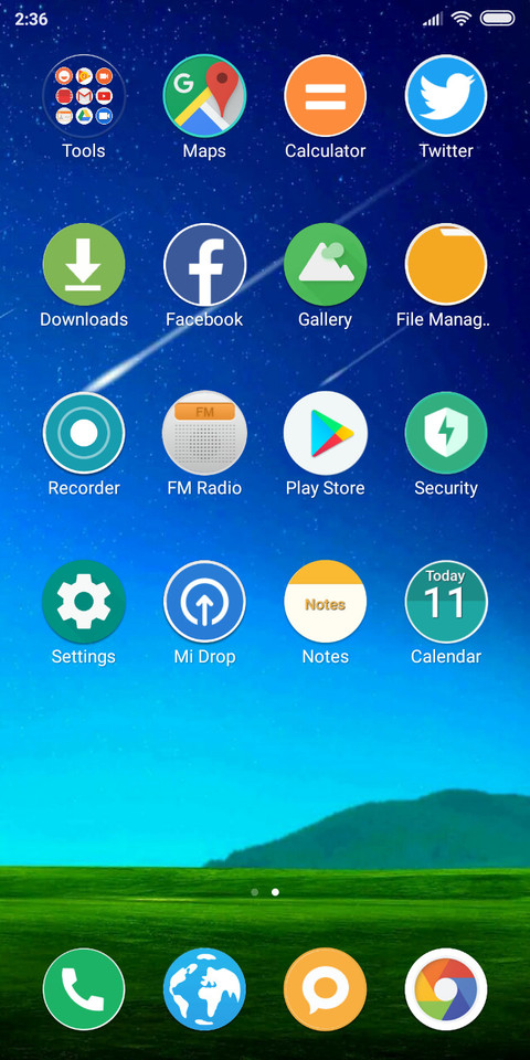 Bright screenshot