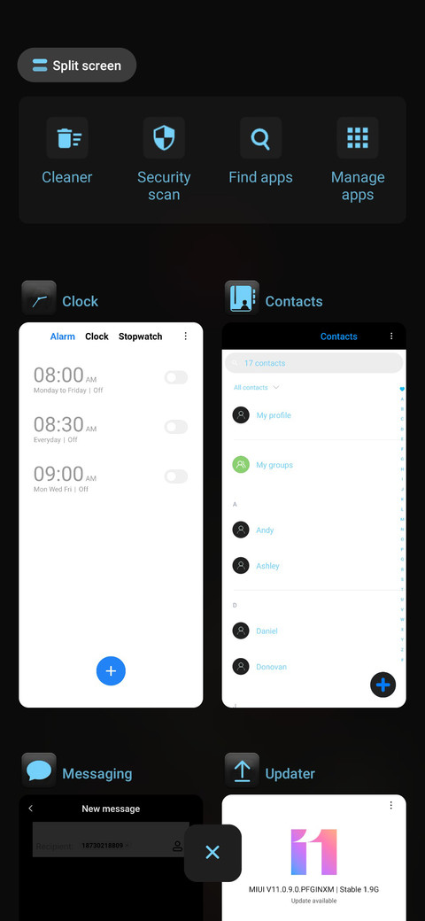 SimpleDarkXI screenshot