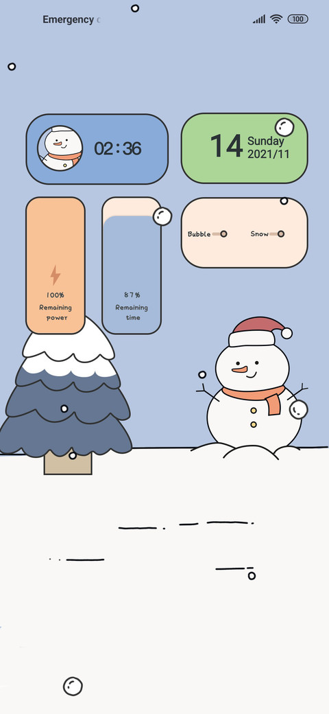 Healing the snow screenshot