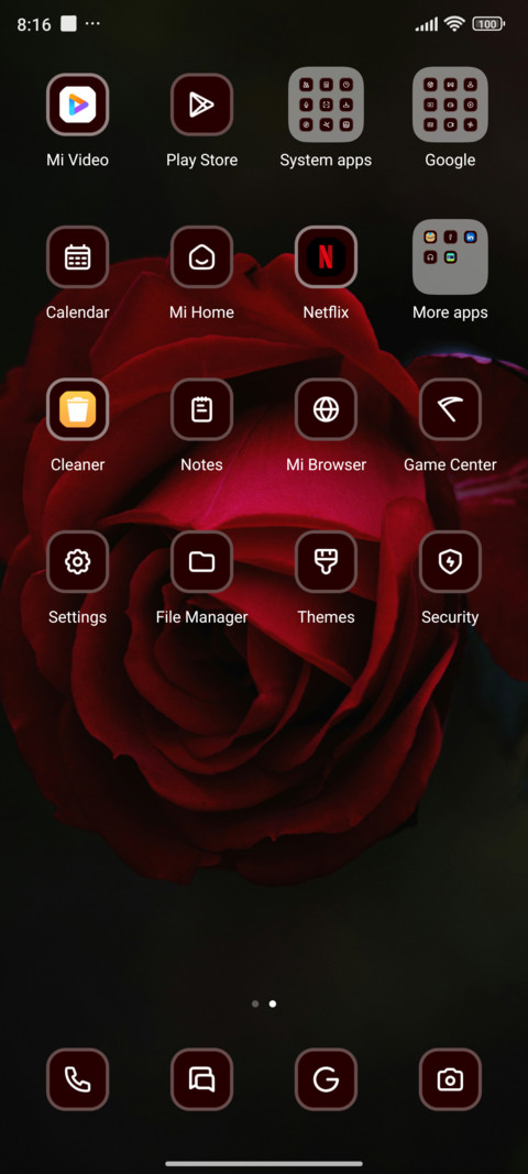 Red Flower screenshot