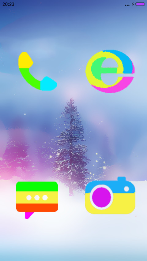 如梦人生（下雪特效+重力感应） screenshot
