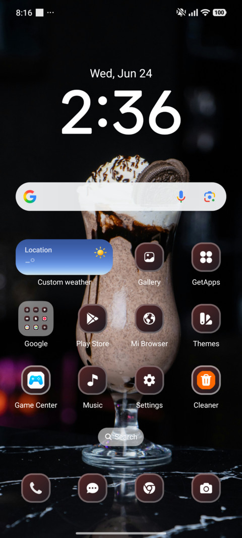 Dessert screenshot