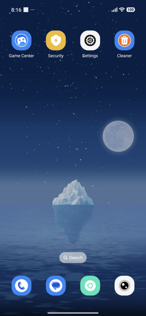 Starry Glacier screenshot