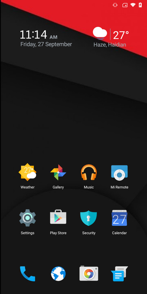 Android Black White screenshot