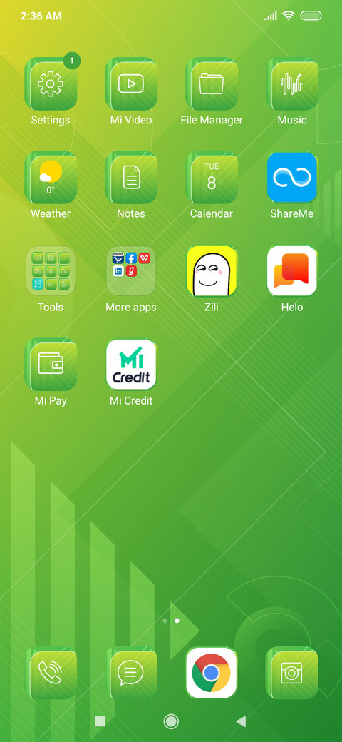 Green Abstract_3MDS screenshot