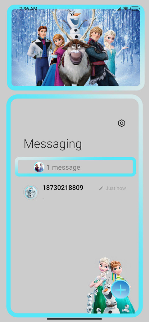 Frozen AGUi screenshot