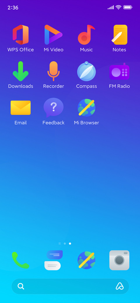 H UI screenshot
