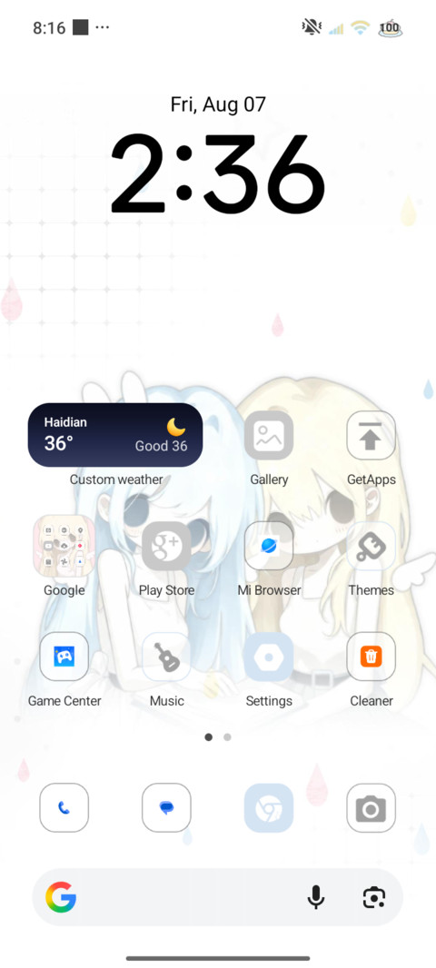 Cold cute screenshot
