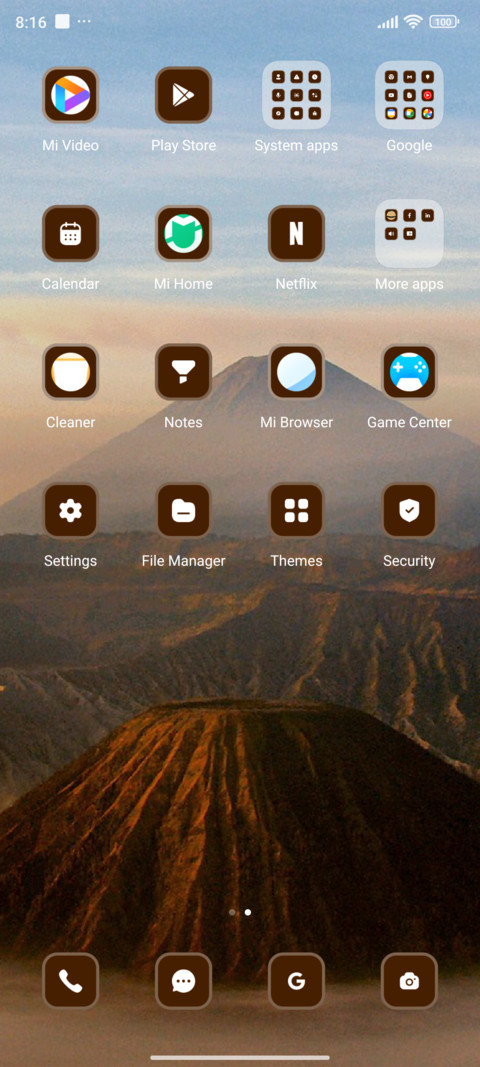 Volcano screenshot