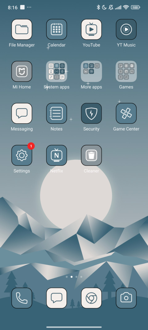 winter origami screenshot