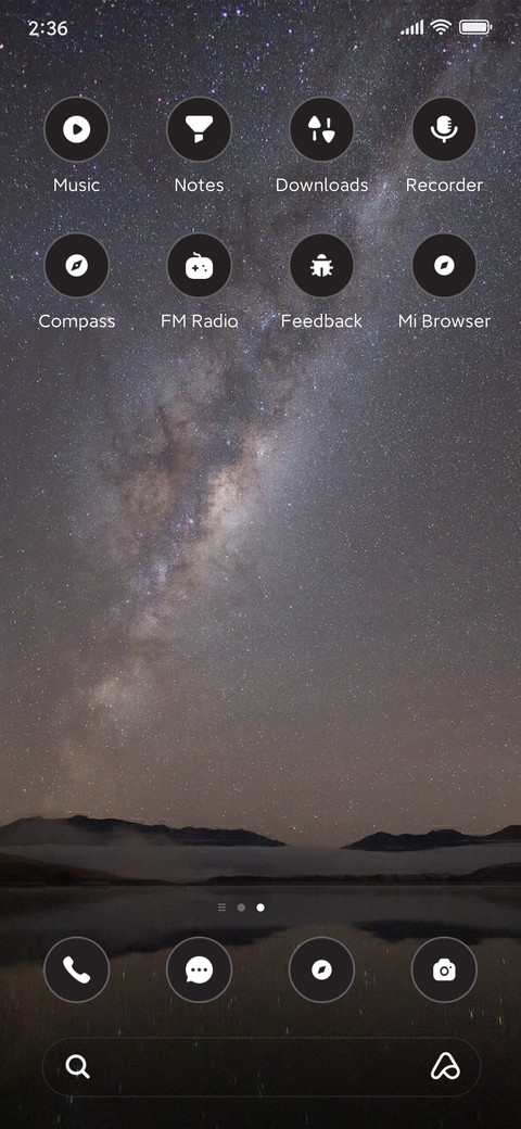 Milkyway screenshot