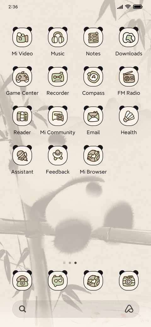 Cute Panda screenshot