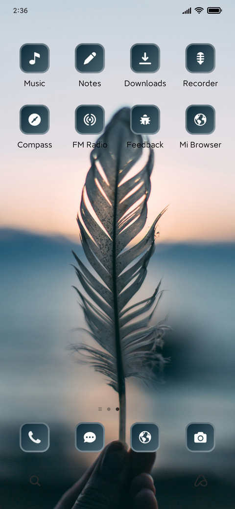 Feather screenshot