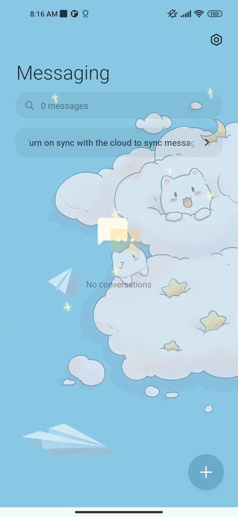 Cat on the cloud screenshot