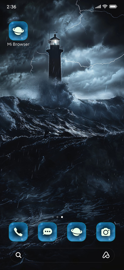 Rain storm screenshot