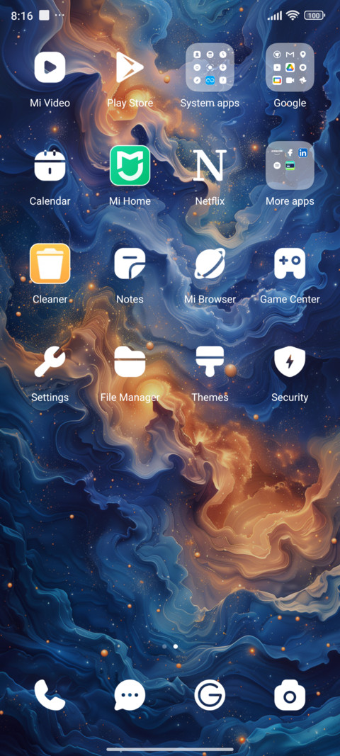 Astral sky screenshot