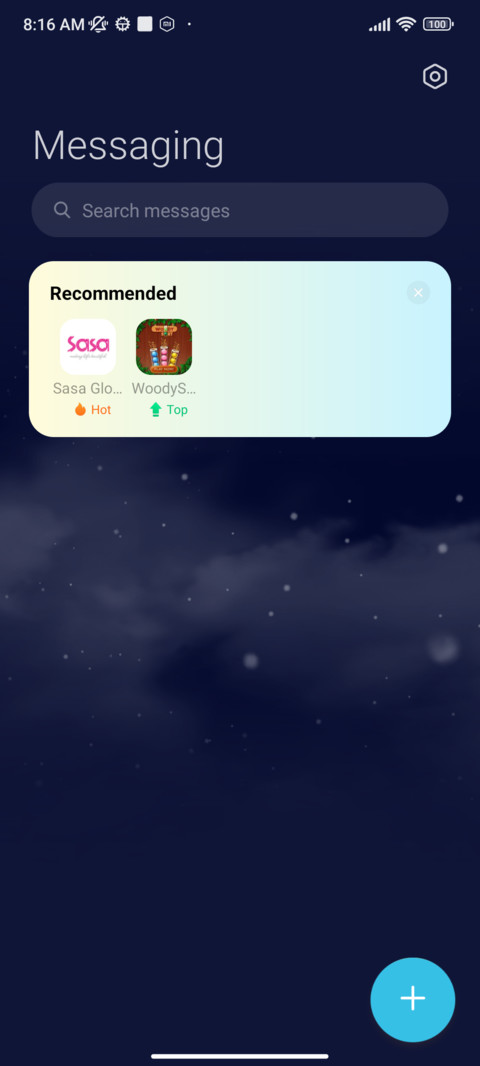 Cloud Clock screenshot