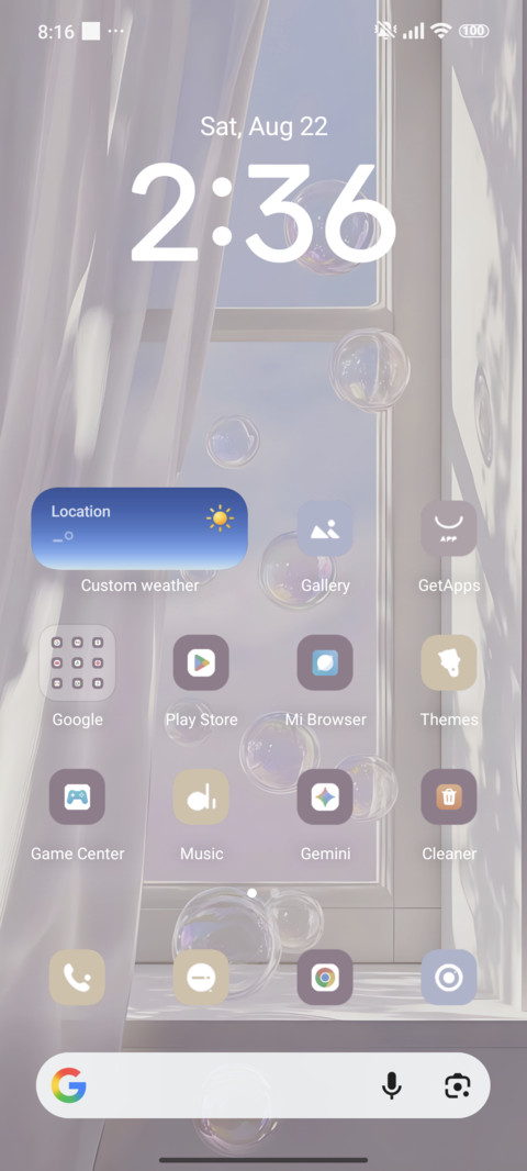 Bubbles screenshot