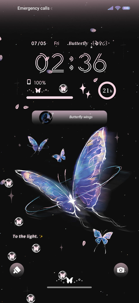 Simple butterfly screenshot