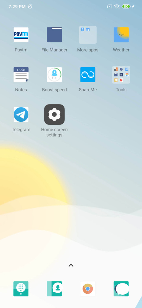 Sunrise cloud screenshot
