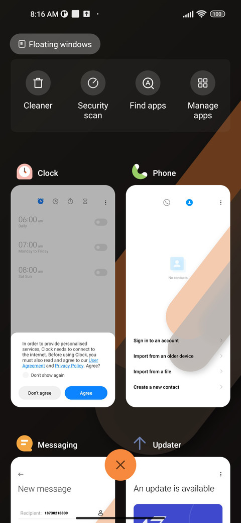 Orange Tone screenshot