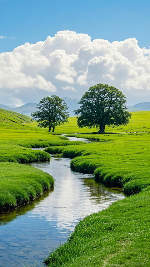 Venture into the fields like oil paintings screenshot