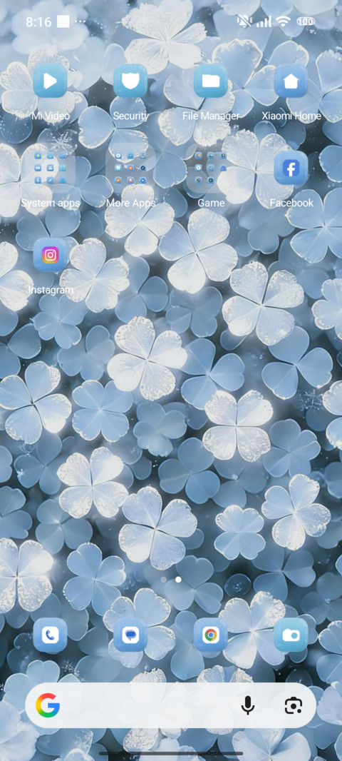 Blue Flower screenshot