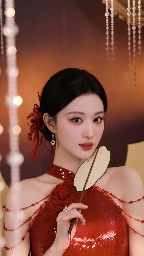 王楚然 红裙凝香 screenshot