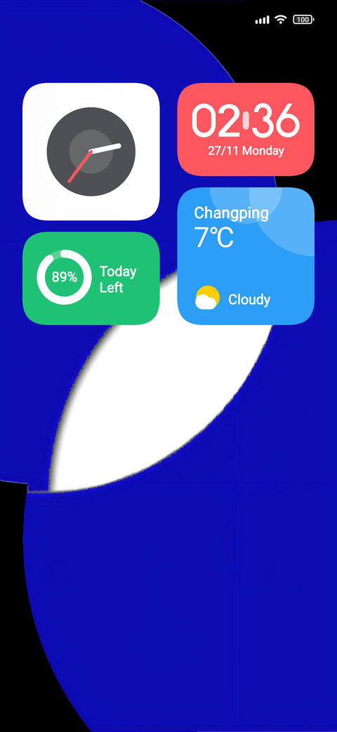 Blue Ui screenshot
