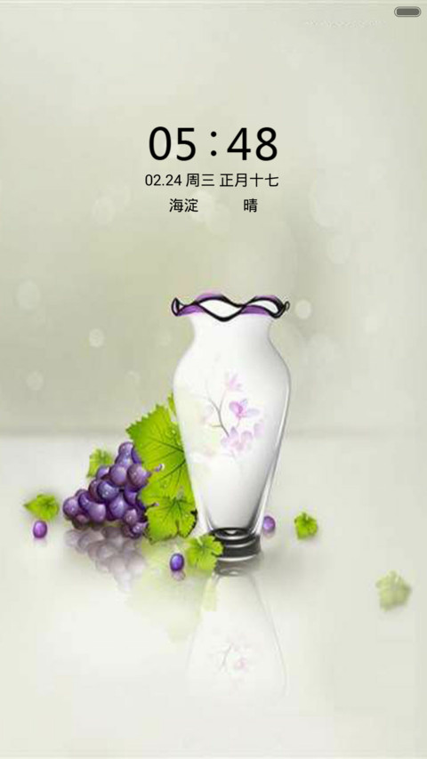 蔓藤葡萄（音乐锁屏+全图标） screenshot
