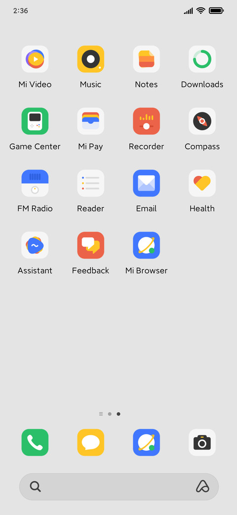 Multicolored ring screenshot