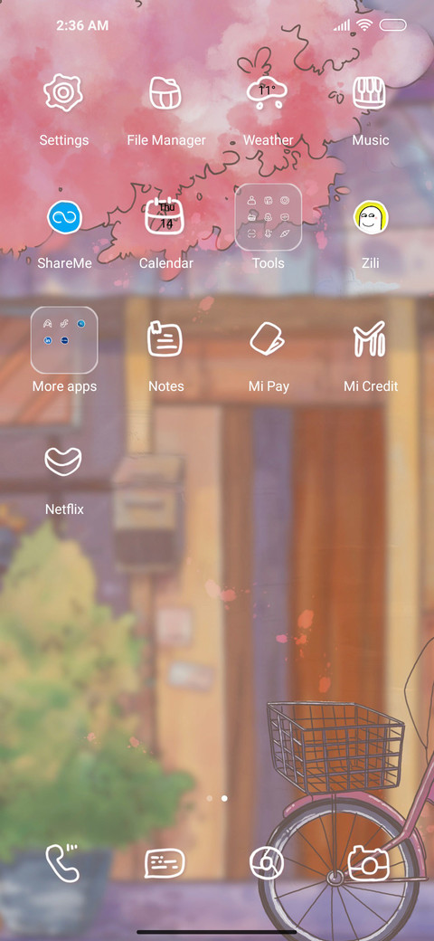 Gravity sensor screenshot