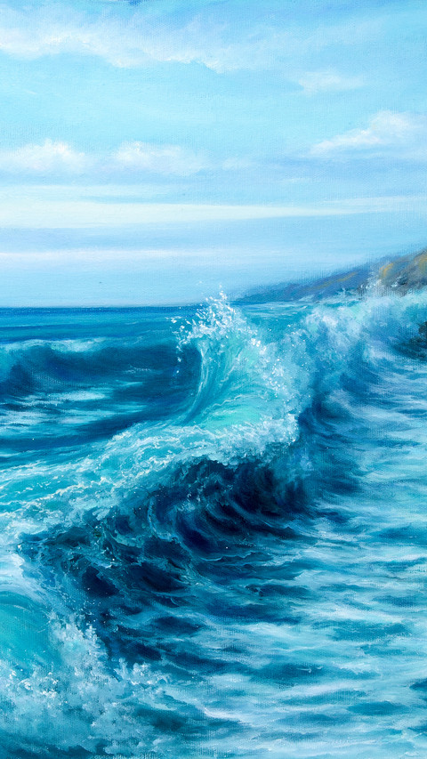 Rough Waves illustration screenshot