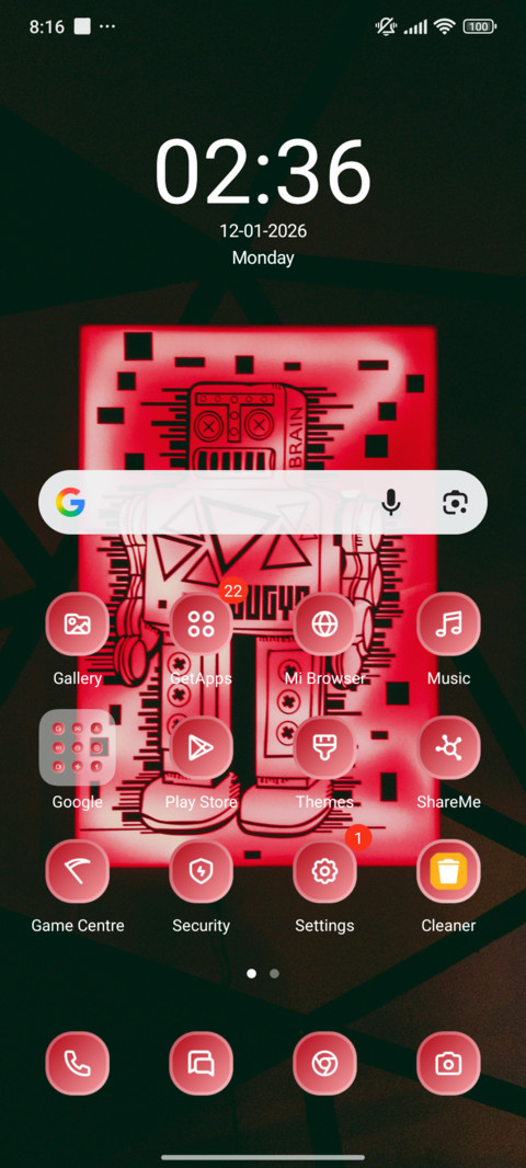 Robot screenshot