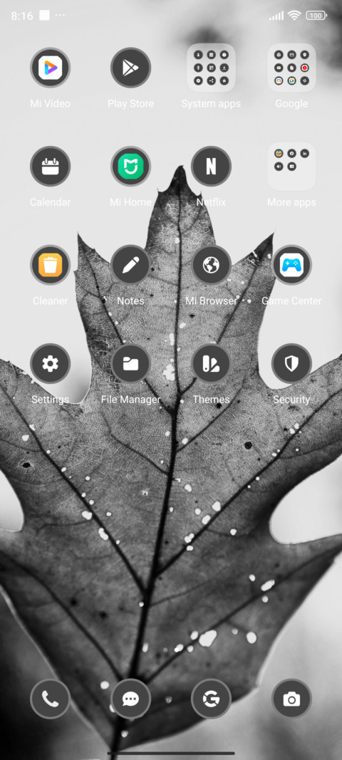 Winter Leaf screenshot