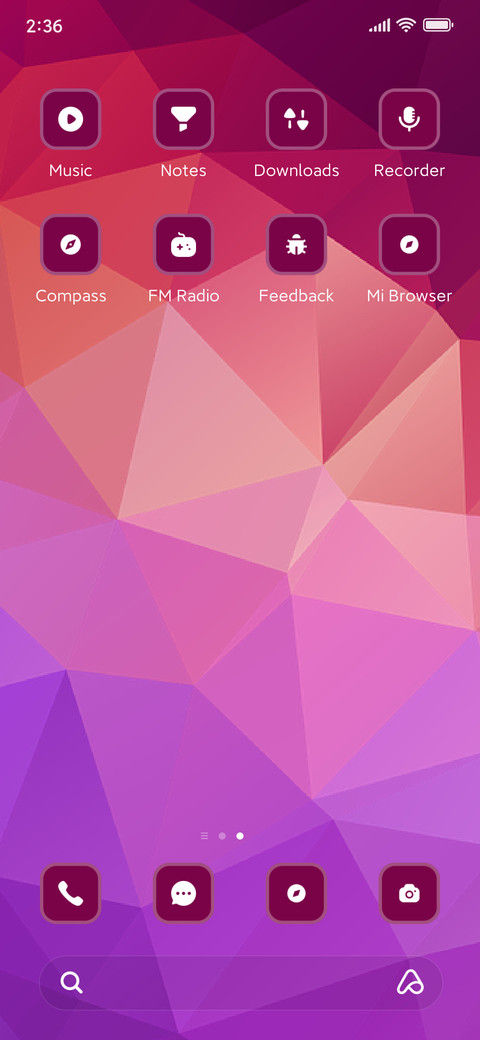 Triangles screenshot