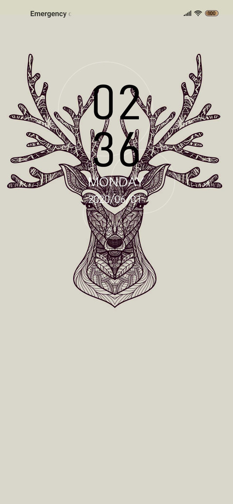 Illustrated deer screenshot