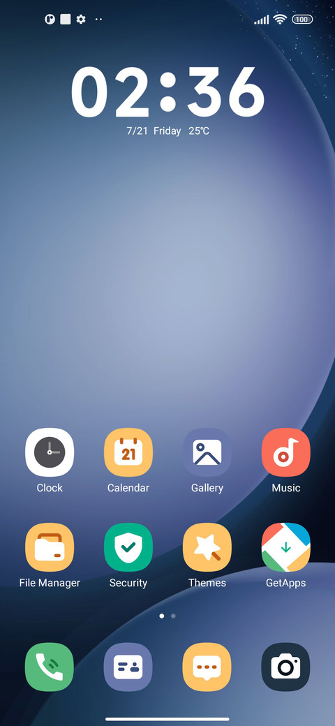 Blue Aperture screenshot
