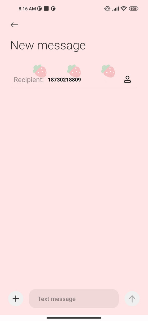 Pink strawberry screenshot