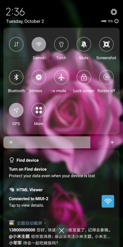 MiOs screenshot