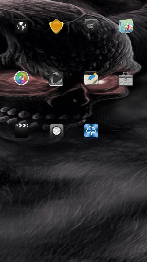 酷炫动态骷髅头 screenshot
