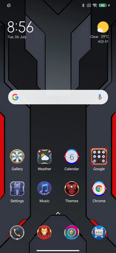 Oppo Reno Marvel screenshot