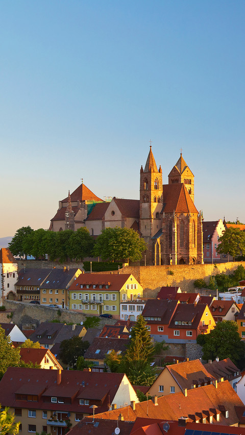 View over old town with minster breisach am rhein screenshot
