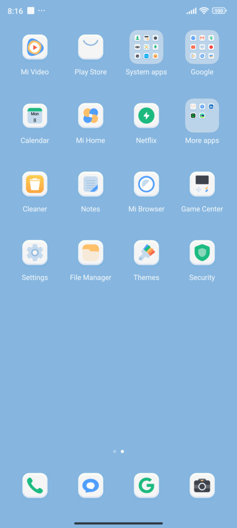 Multicolor white screenshot