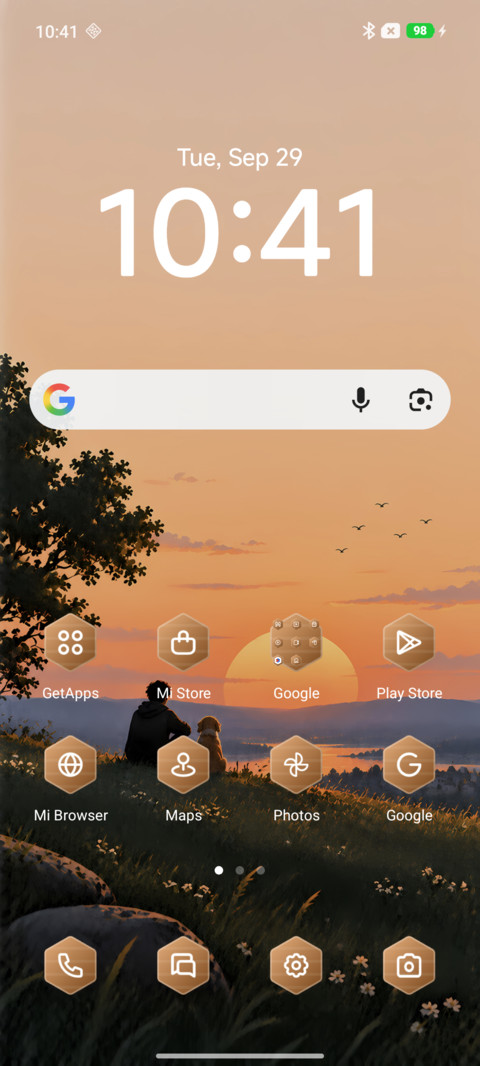Dog & Sunset screenshot