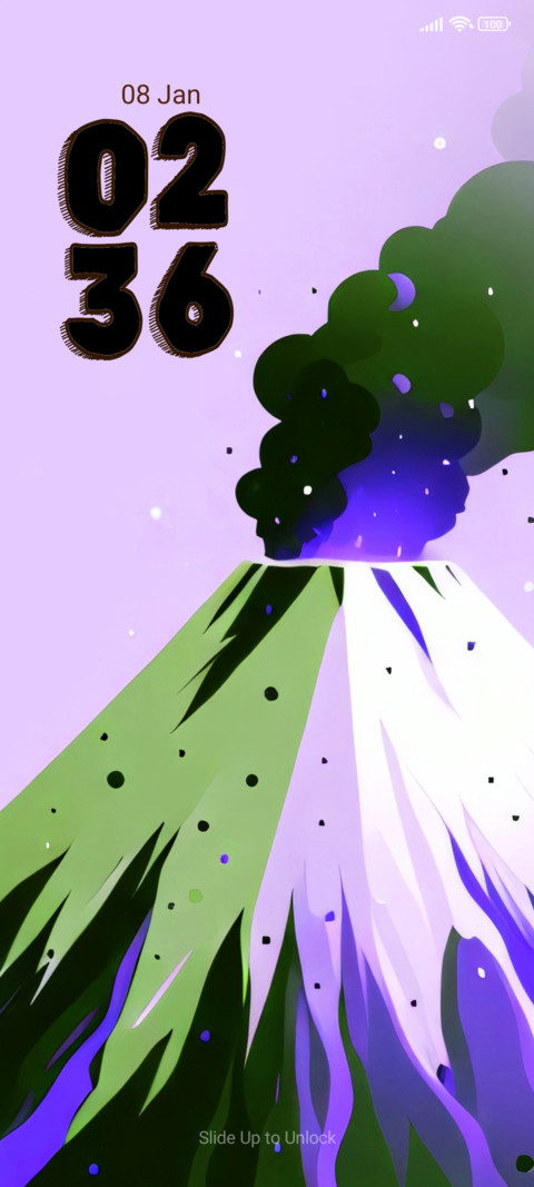 volcano art screenshot