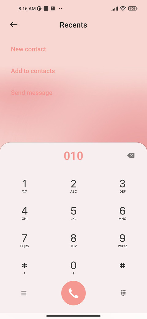 Custom check-in screenshot