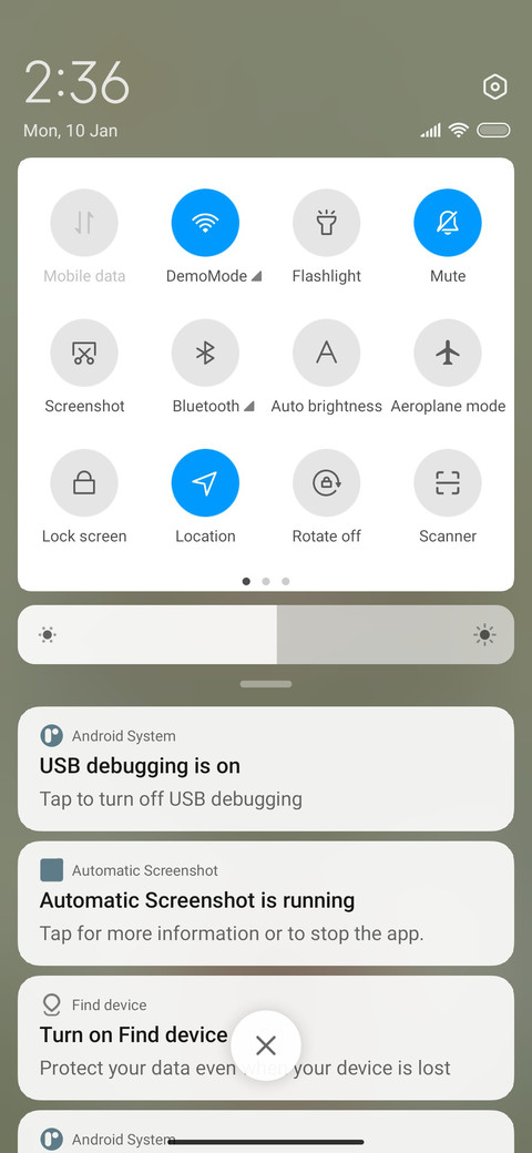 Green fruity screenshot