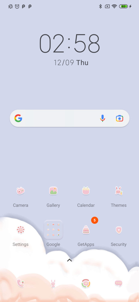 Pink girly screenshot